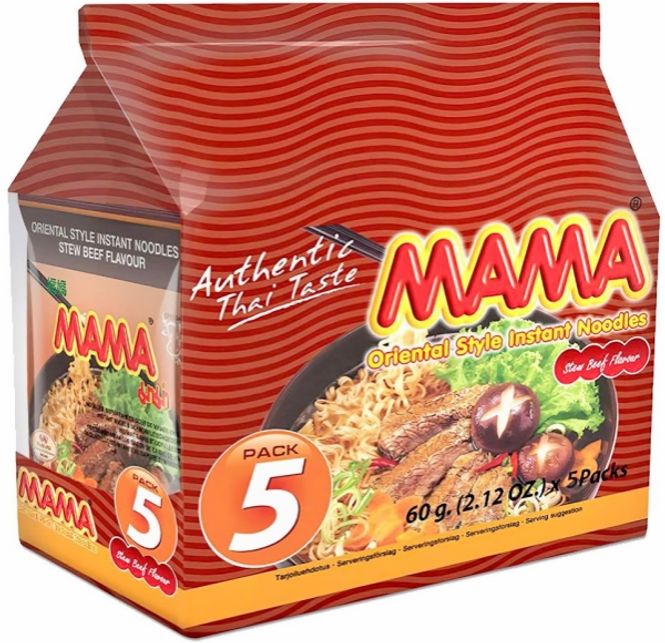 Hovedbilde Mama Nudler m/ Biff Smak 60g*5pk.