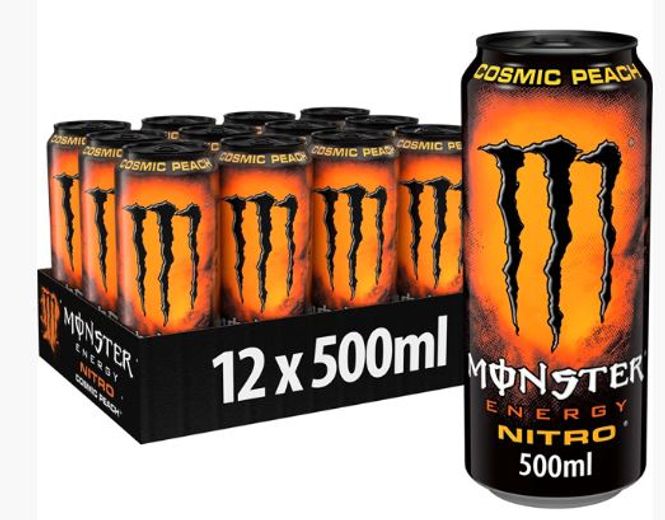 Hovedbilde Monster Nitro Cosmic Peach 500ml*12st/ Hele Eske ...