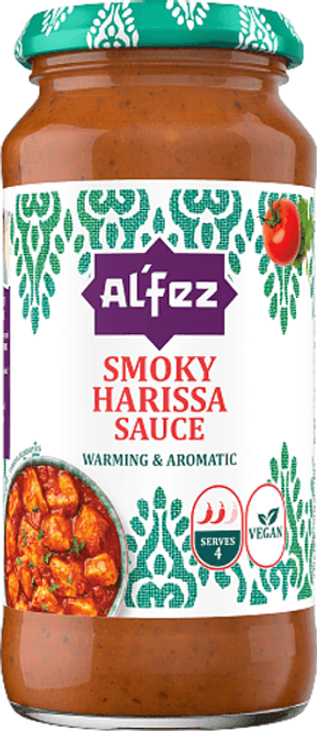 Hovedbilde Al'Fez Smoky Harissa Sauce  450g./Dato