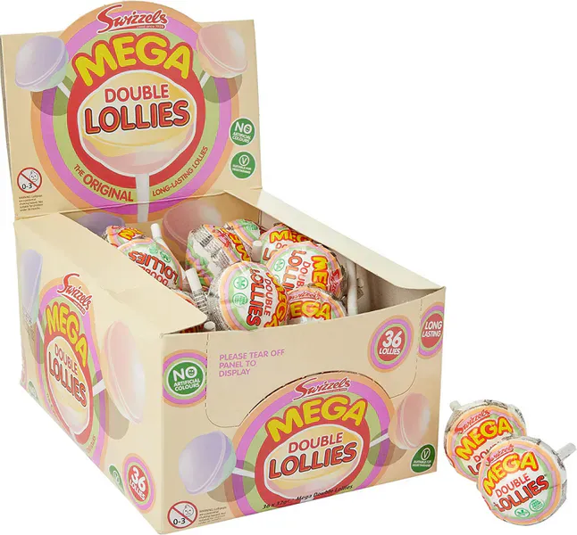 Swizzels Double Mega Lolly 31g*50st./ Vegan