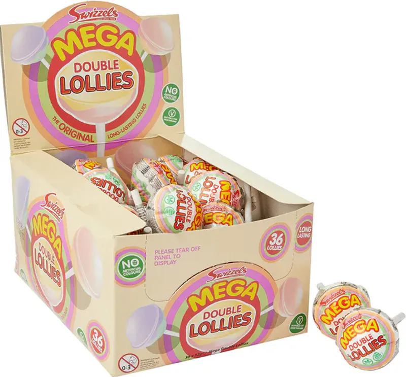 Swizzels Double Mega Lolly 31g*50st./ Vegan