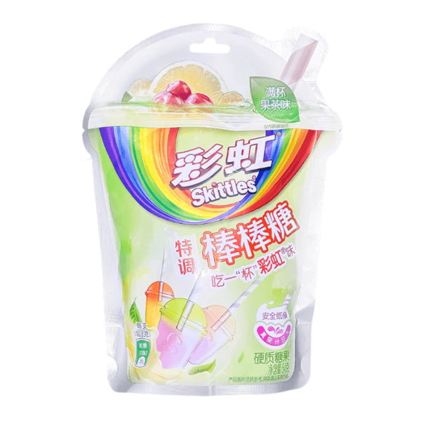 Skittles Lollipop Fruit Tea 5 Pcs Bag 54g. [China]
