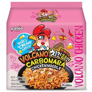 Hovedbilde PALDO Volcano Carbonara Chicken Noodle 130g*4pk.