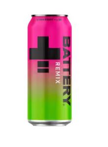 Hovedbilde Battery Energy Drink Remix Strawberry-Lime 500ml.