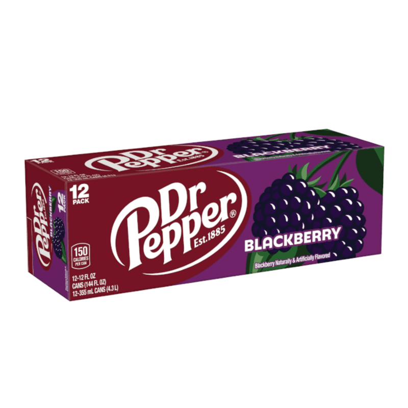 Dr Pepper Blackberry 12oz (355ml)./USA