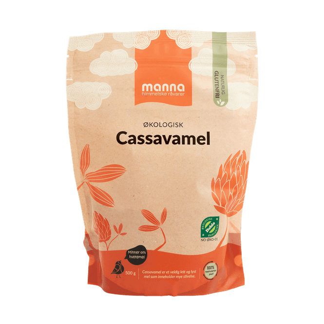 Hovedbilde Manna Cassavamel Økologisk 500g.
