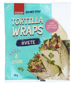 Hovedbilde Tortilla Wraps Hvete 6stk 370g. Eldorado