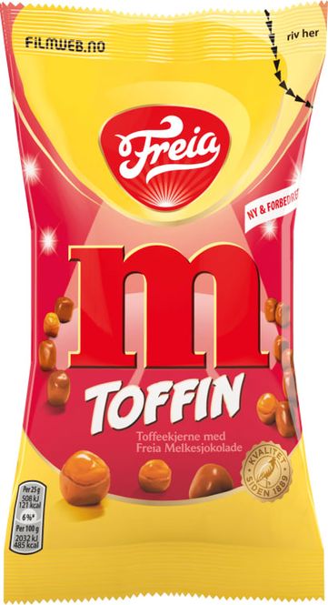 Hovedbilde Freia M Toffin 90g./ Dato