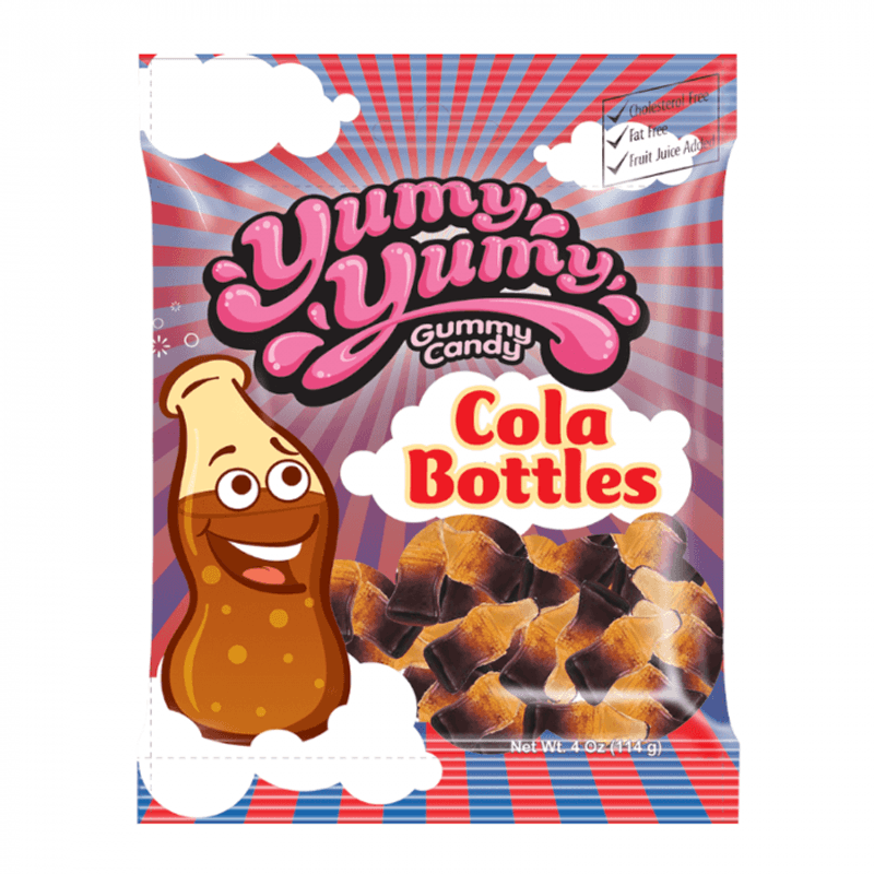 Yumy Yumy Gummy Candy Cola Bottles  (114g) ./Dato