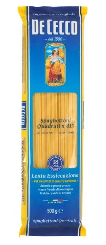 De Cecco Spaghetti Quadrati nr.413 500g.