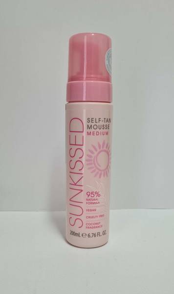 Sunkissed Selvbruningsmousse Mørk 200ml.