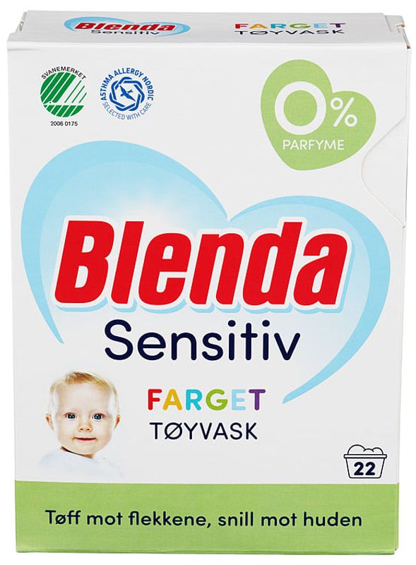  BLENDA SENSITIV FARGET(( Tøyvask))  950g.
