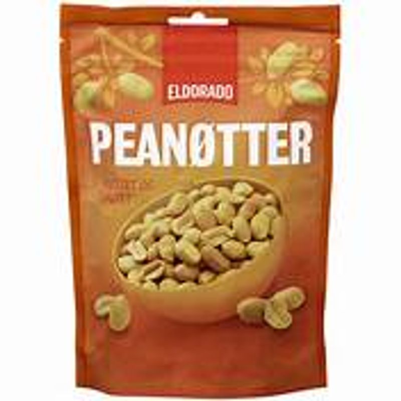 Peanøtter Ristet/Saltet Eldorado 275g.