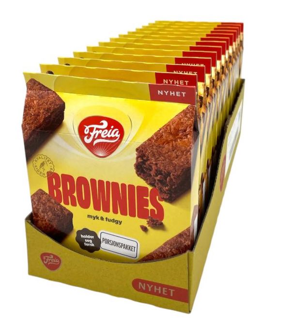 Hovedbilde Freia Brownies 150g*13st./Eske/ Dato