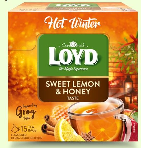 Loyd Sweet Lemon &Honey Tea 15tp.