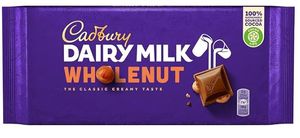 Hovedbilde Cadbury Dairy Milk Wholenut 180g.