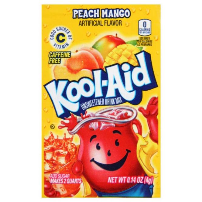 Hovedbilde Kool Aid Unsweetened Peach - Mango 4g./Dato